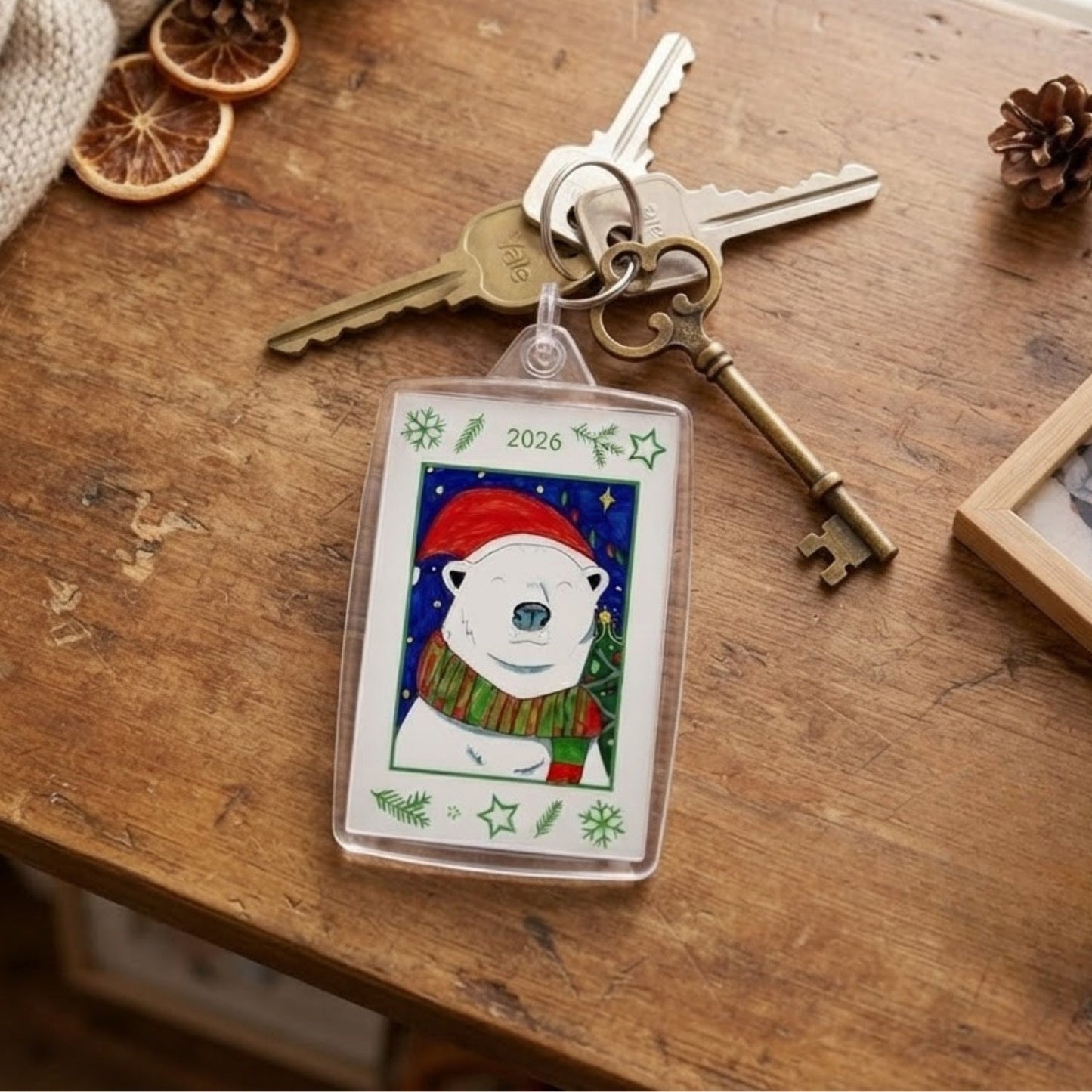 Acrylic Keyring | Portrait Design - Class Fundraising UK