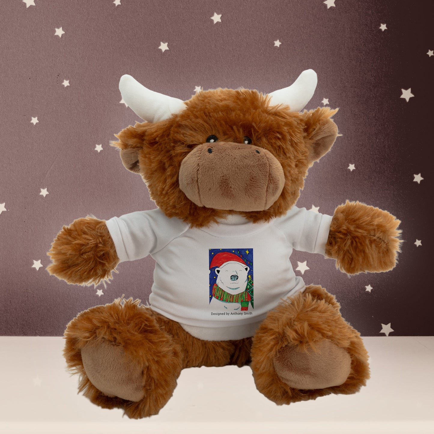 Hamish the Highland Cow | Soft Toy with Removable T-Shirt - Class Fundraising UK