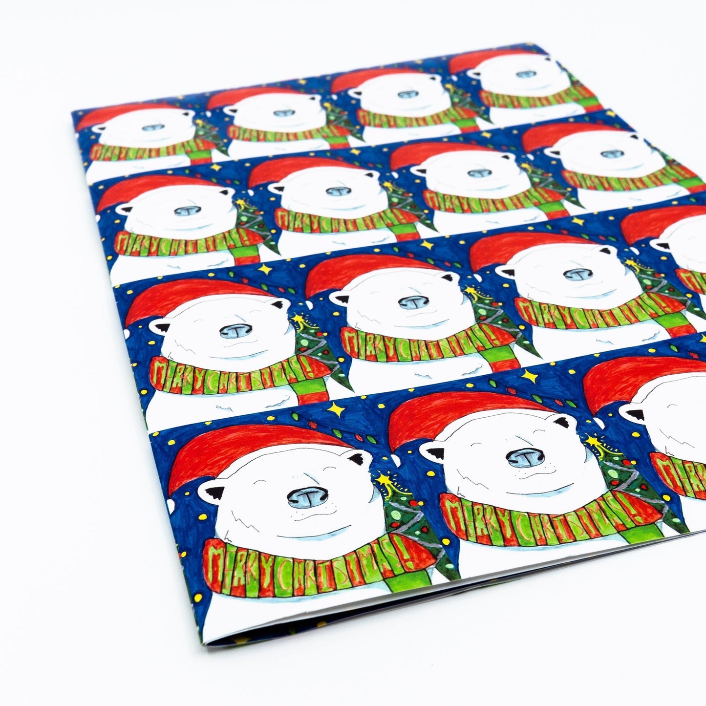 Pack of 5 - 420 x 594mm Christmas Wrapping Paper Sheets - Class Fundraising UK