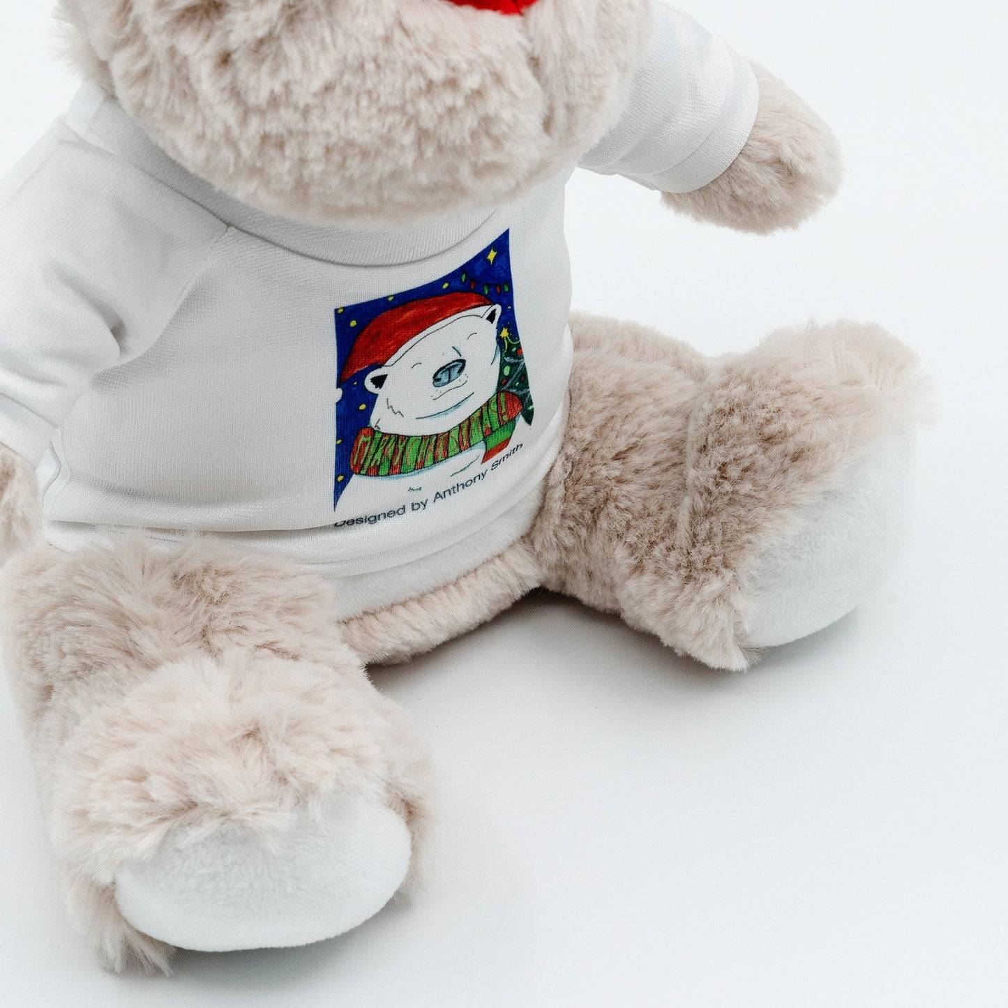 Ronnie the Reindeer - Soft Toy with Removable Printed T - Shirt - Class Fundraising UK