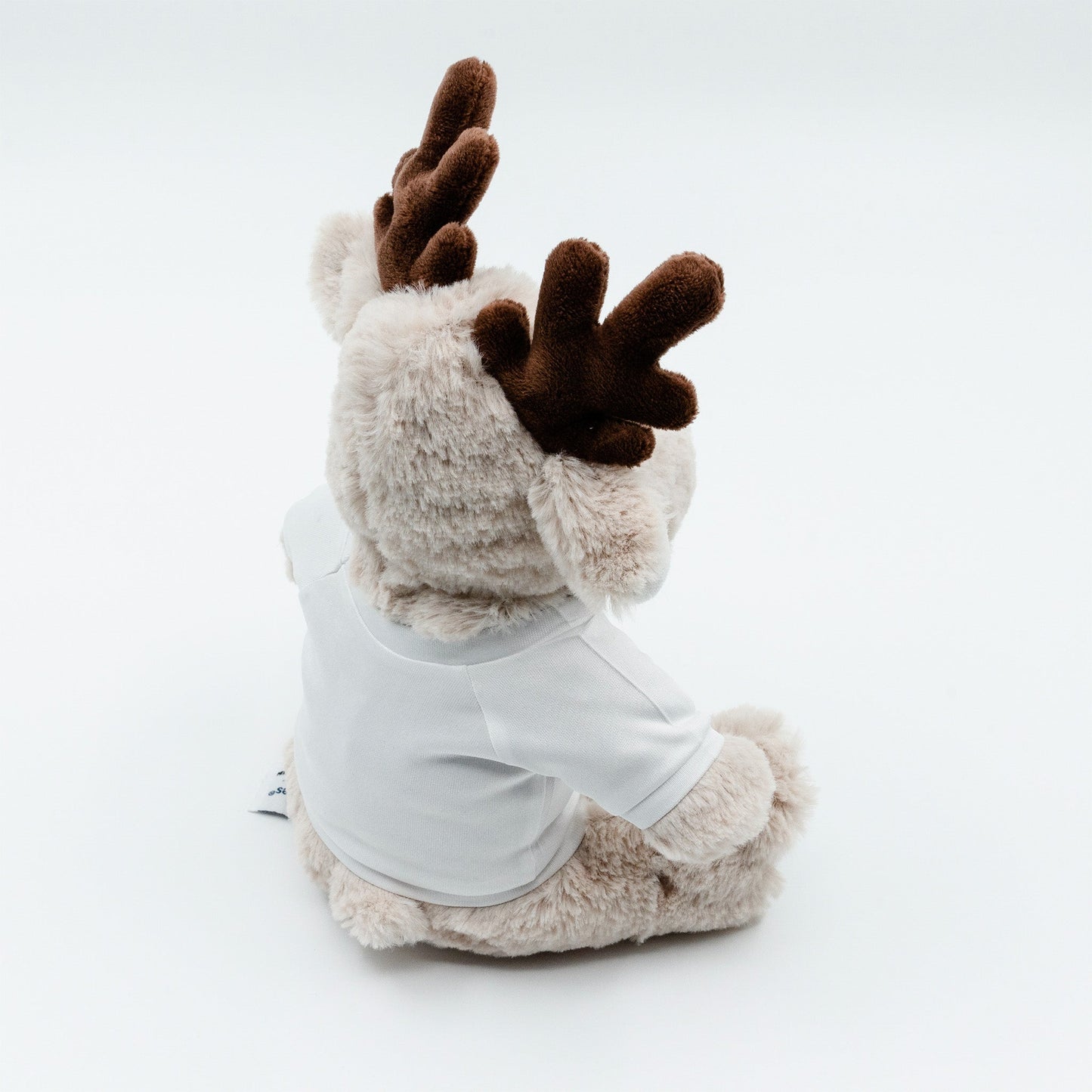 Ronnie the Reindeer - Soft Toy with Removable Printed T - Shirt - Class Fundraising UK