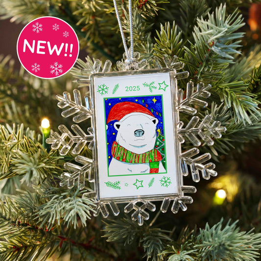 Snowflake Christmas Tree Decoration - Class Fundraising UK