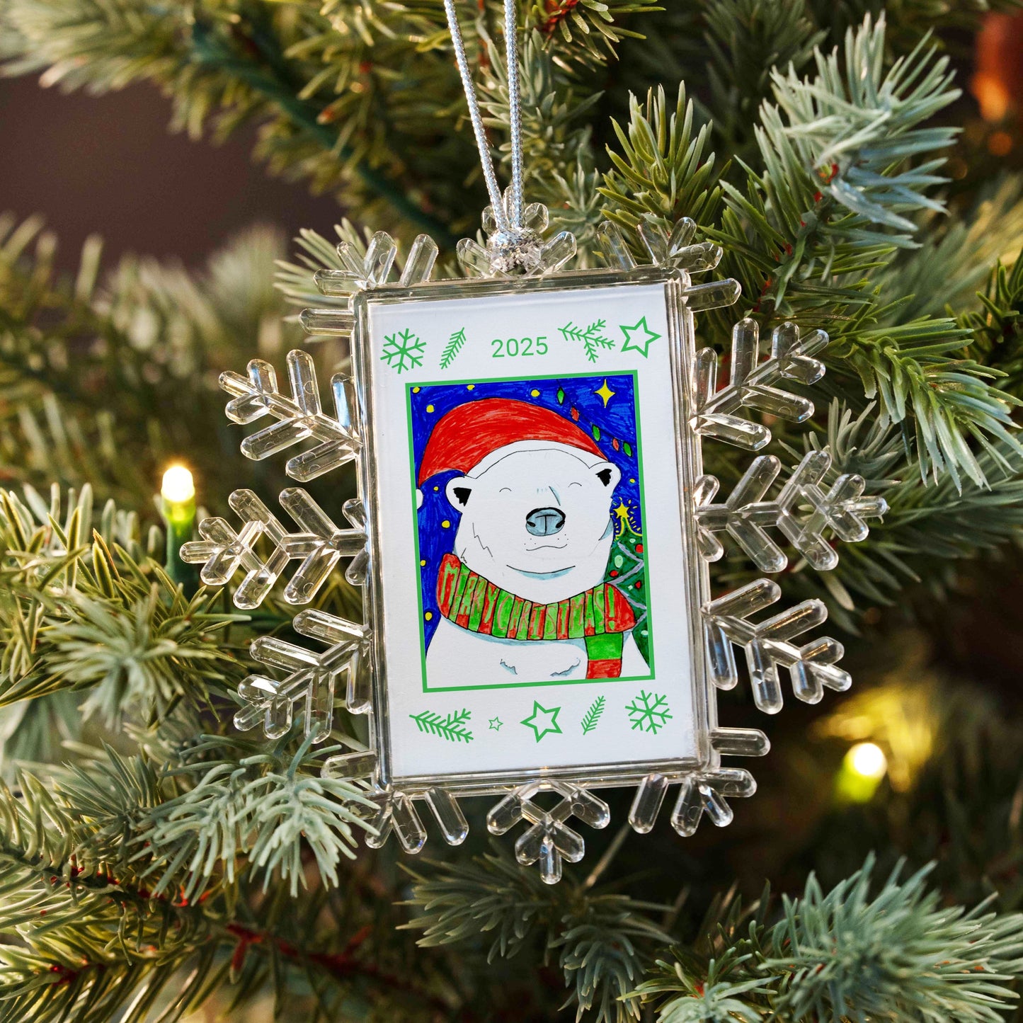 Snowflake Christmas Tree Decoration - Class Fundraising UK