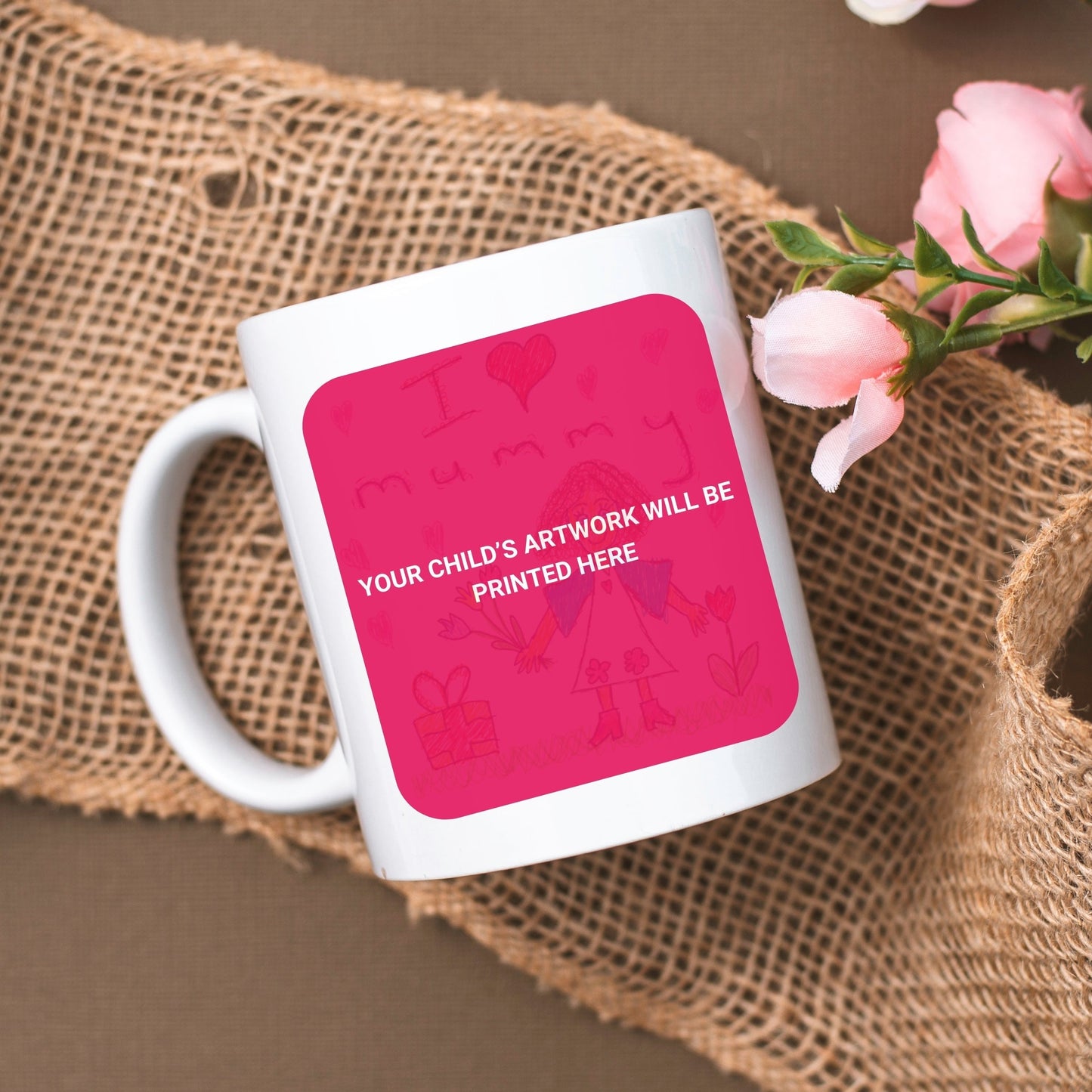 White Ceramic Durham Style 10oz Mug - Class Fundraising UK