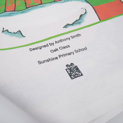 100% Cotton ECO Friendly Tea Towel - Class Fundraising UK