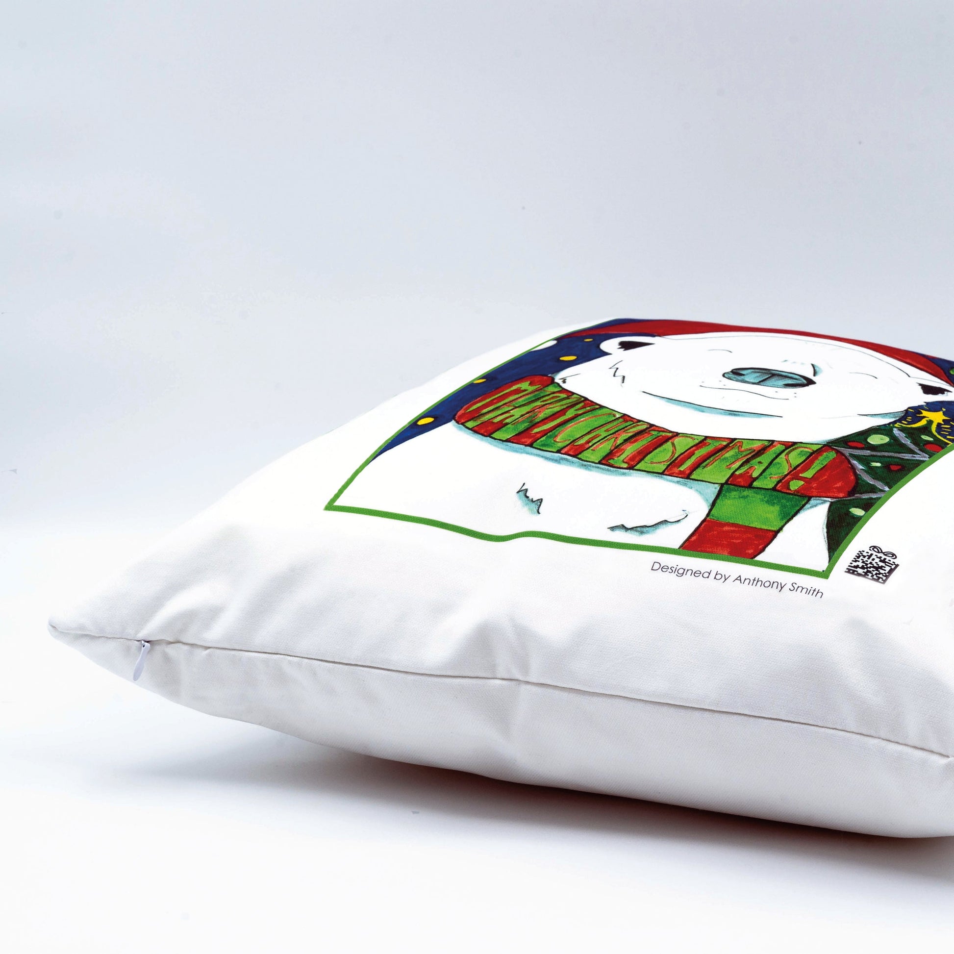 100% White Cotton Eco Friendly Cushion Cover (Cushion Insert Available) - 45cm Square - Class Fundraising UK