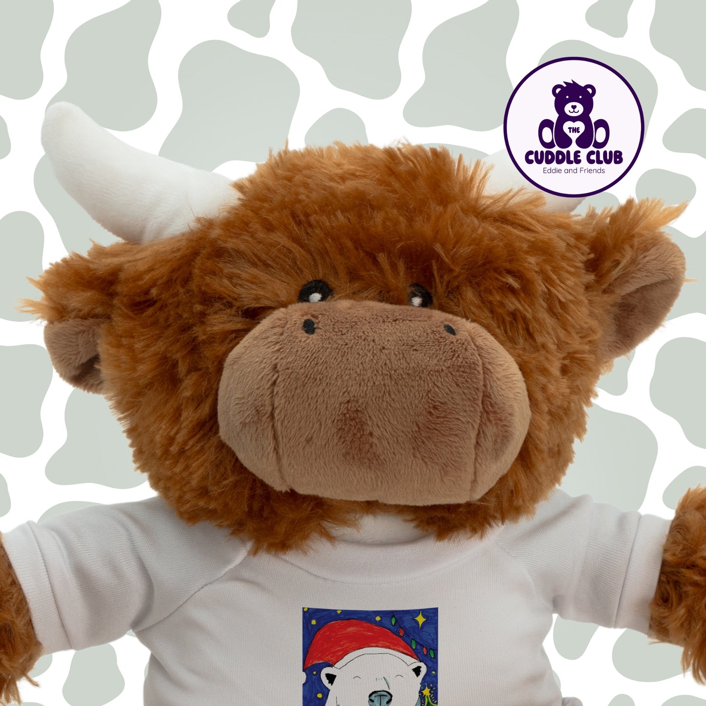 Hamish the Highland Cow | Soft Toy with Removable T-Shirt