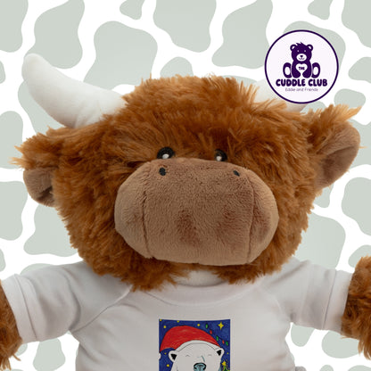 Hamish the Highland Cow | Soft Toy with Removable T-Shirt