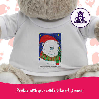 Ronnie the Reindeer | Soft Toy with Removable Printed T-Shirt