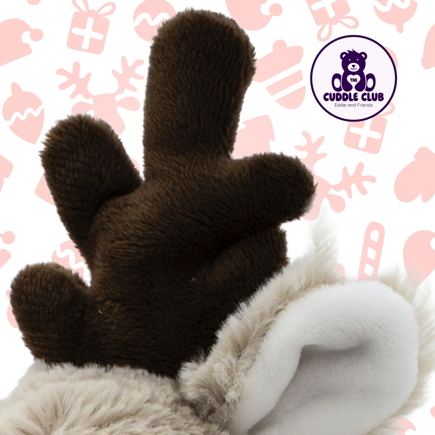 Ronnie the Reindeer | Soft Toy with Removable Printed T-Shirt