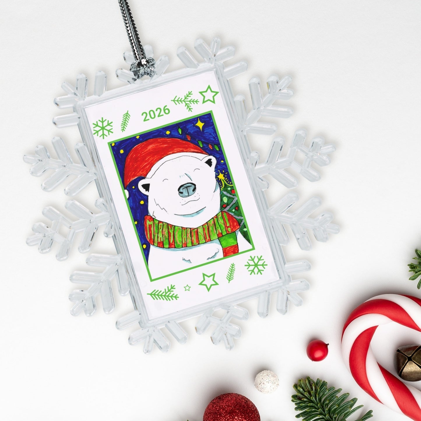 Snowflake Christmas Tree Decoration