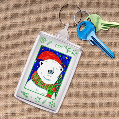 Acrylic Keyring | Portrait Design - Class Fundraising UK
