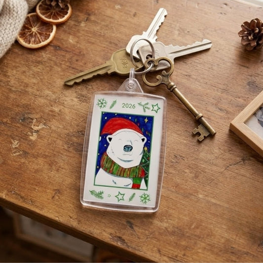 Acrylic Keyring | Portrait Design - Class Fundraising UK