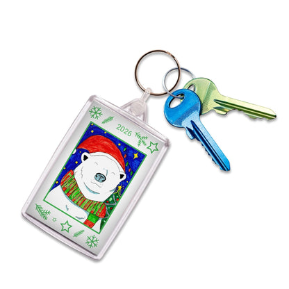Acrylic Keyring | Portrait Design - Class Fundraising UK