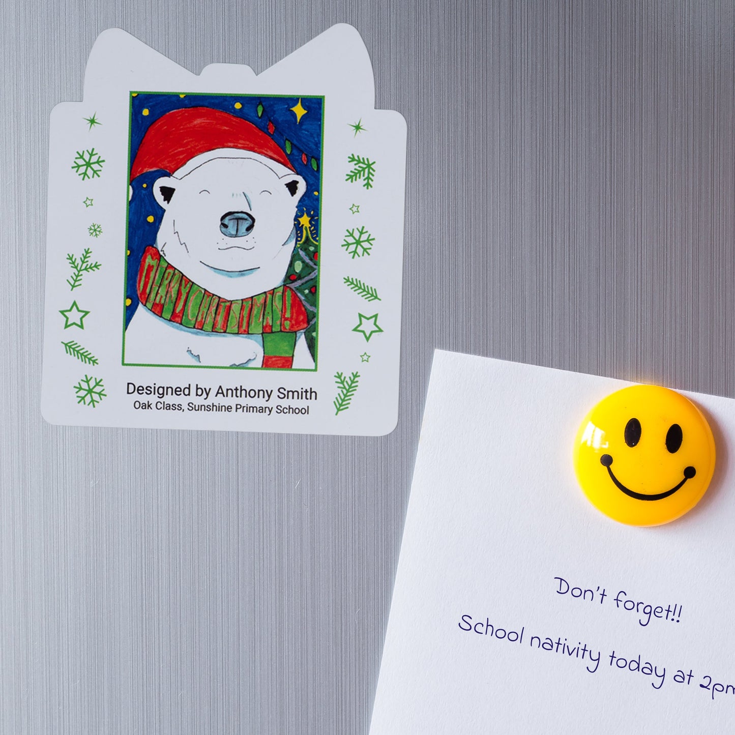 Christmas Flexible Fridge Magnet (Pack of 4) - Class Fundraising UK