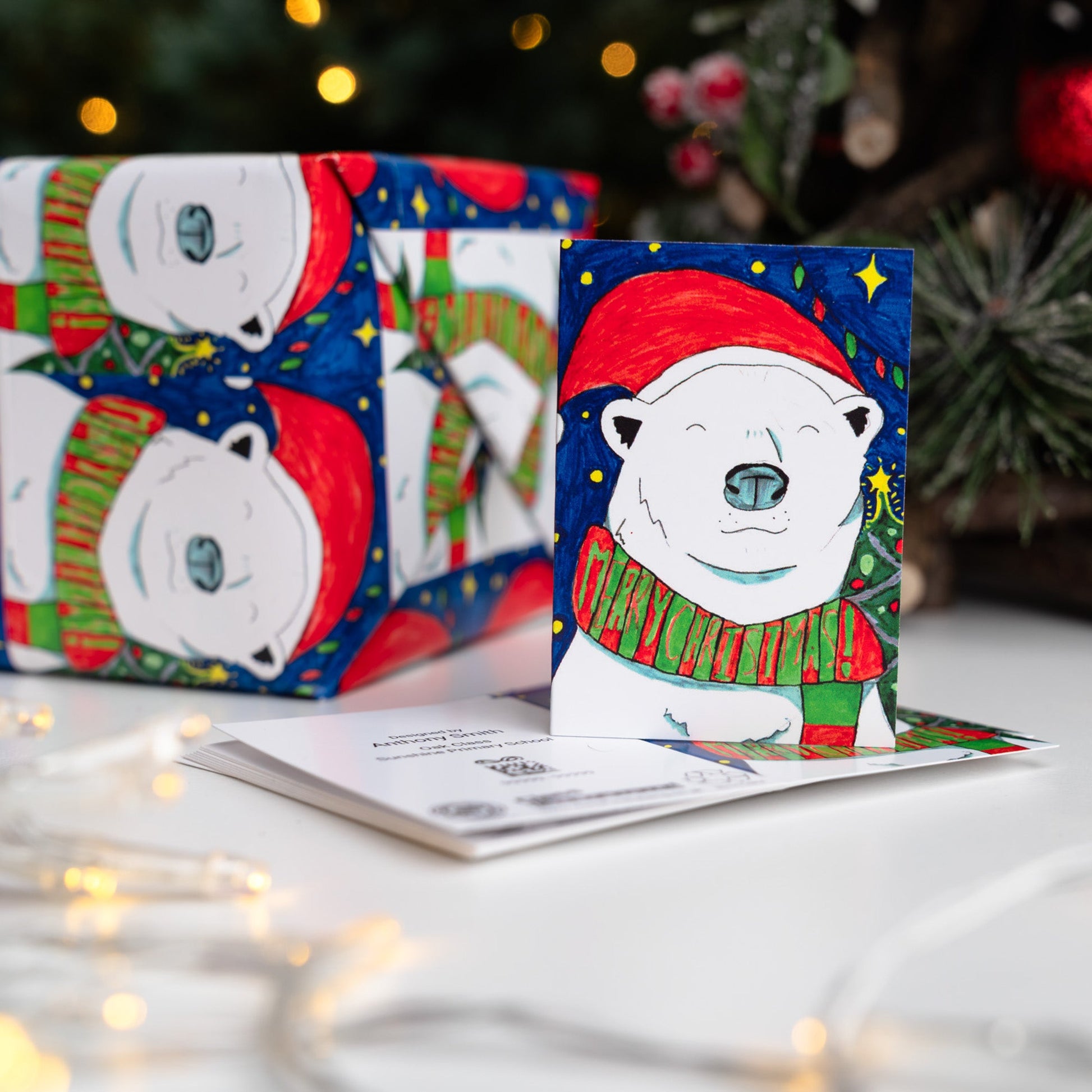 Christmas Gift Tags | Pack of 10 | 70 x 48mm - Class Fundraising UK