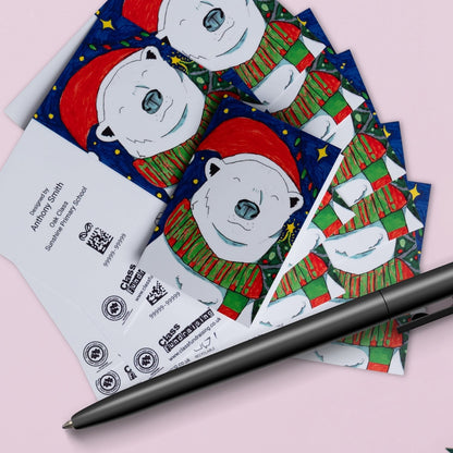 Christmas Gift Tags | Pack of 10 | 70mm x 48mm - Class Fundraising UK