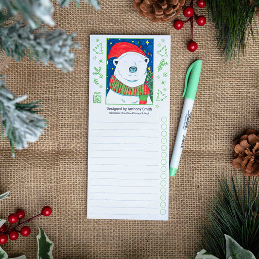 Christmas Shopping To Do List | Tear - Off Notepad - Class Fundraising UK