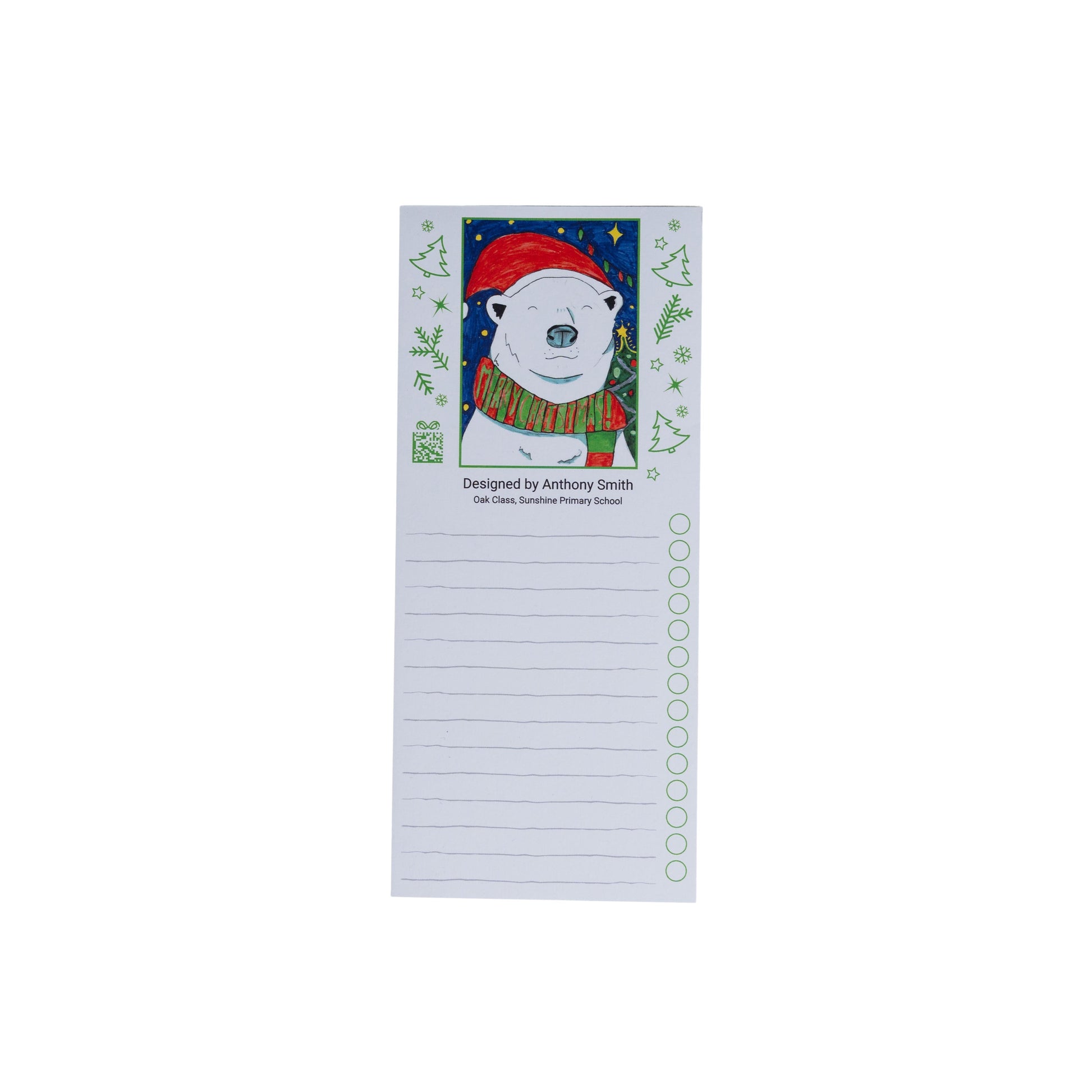 Christmas Shopping To Do List | Tear - Off Notepad - Class Fundraising UK
