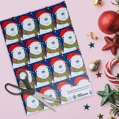 Christmas Wrapping Paper Sheets | Pack of 5 | 420mm x 594mm - Class Fundraising UK