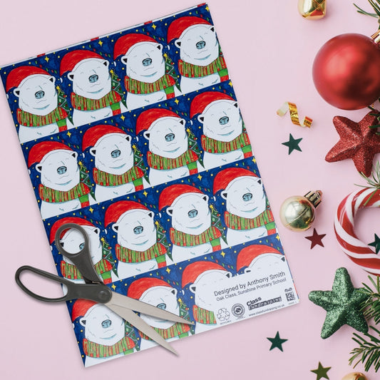 Christmas Wrapping Paper Sheets | Pack of 5 | 420mm x 594mm - Class Fundraising UK