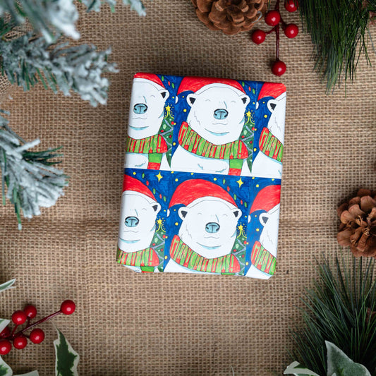 Christmas Wrapping Paper Sheets | Pack of 5 | 420mm x 594mm - Class Fundraising UK