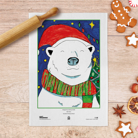 Eco Friendly 100% Cotton Tea Towel - Class Fundraising UK