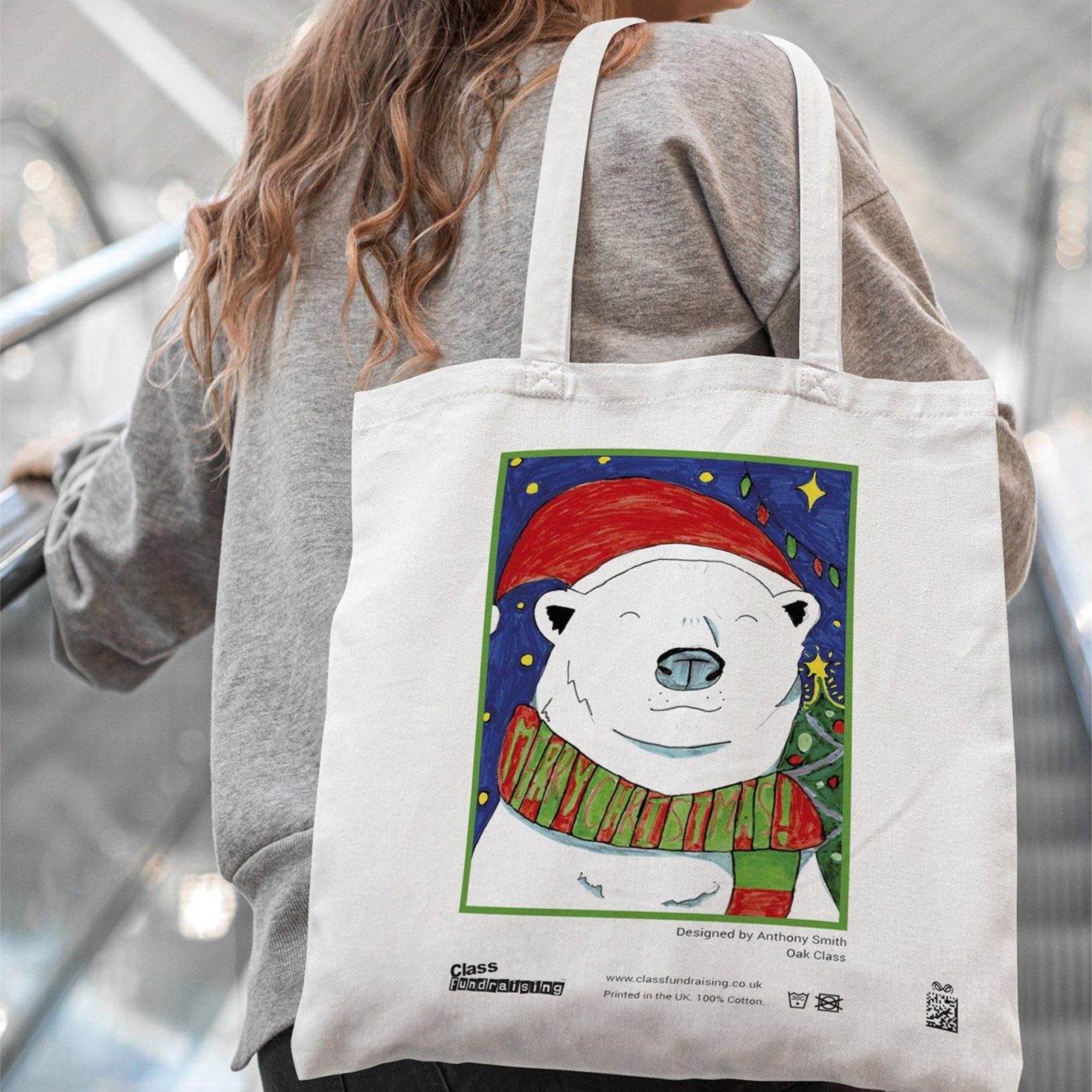 Eco Friendly Shopping Tote Bag | 100% Cotton - Class Fundraising UK