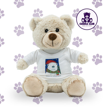 Eddie the Teddy | Soft Toy with Removable T-Shirt - Class Fundraising UK