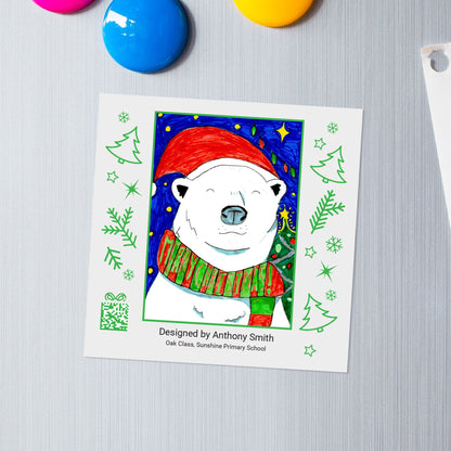 Flexible Fridge Magnet | Square Design - Class Fundraising UK