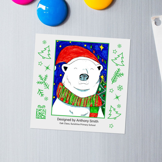 Flexible Fridge Magnet | Square Design - Class Fundraising UK