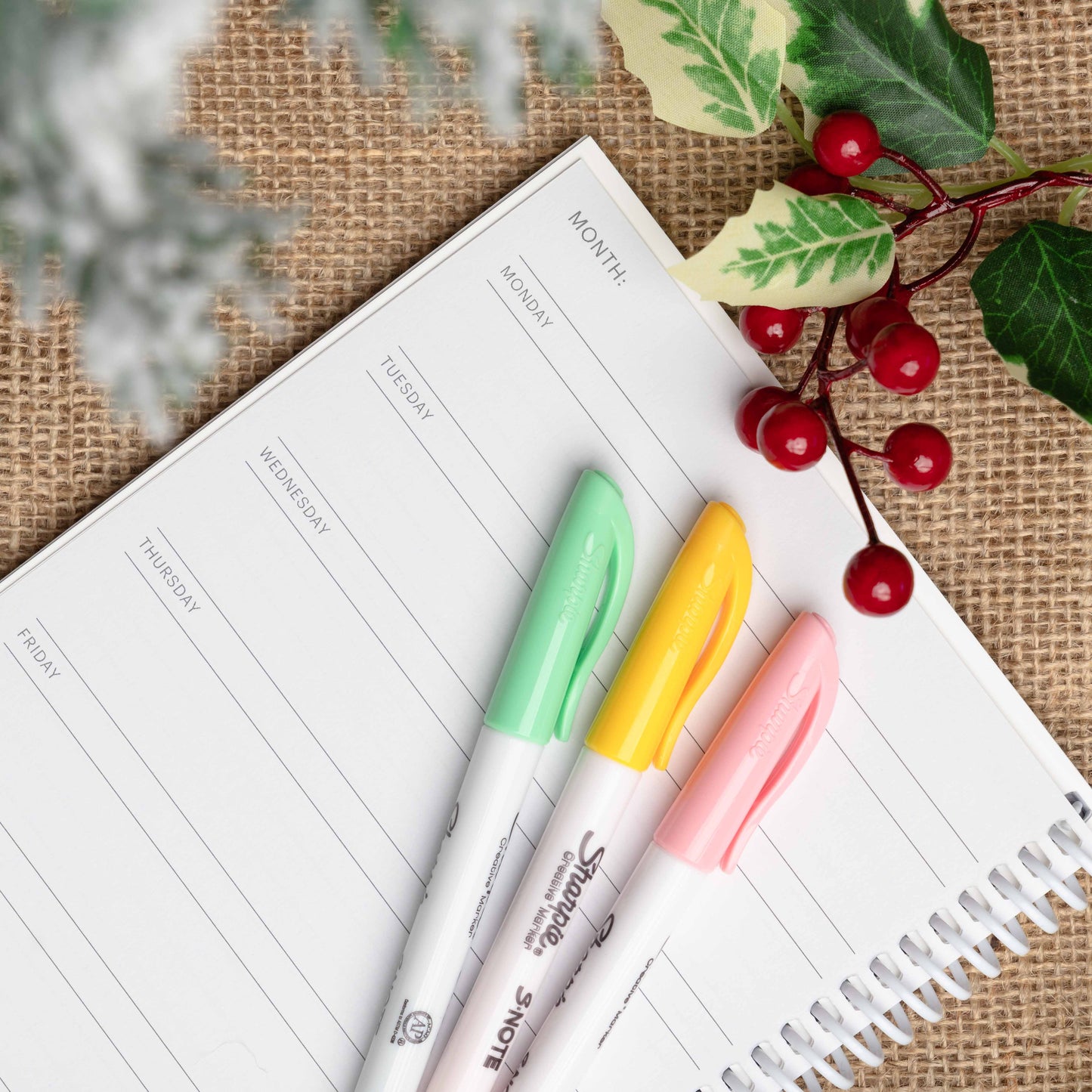 Personalised Weekly Organiser Notebook | Ring Bound A5 - Class Fundraising UK