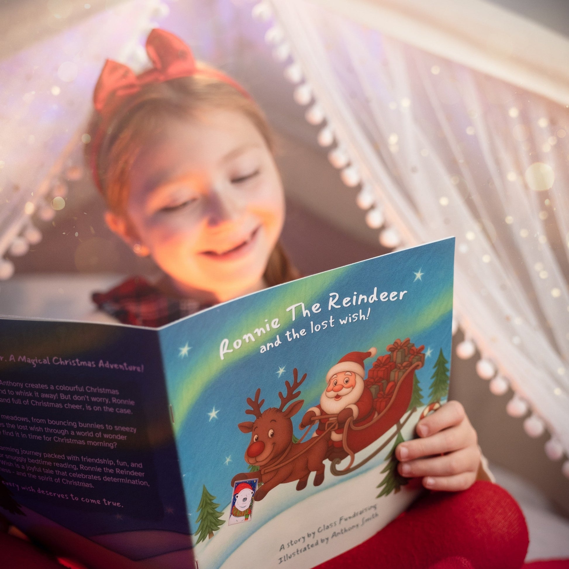 Ronnie the Reindeer and the Lost Wish | Personalised Christmas Story Book - Class Fundraising UK
