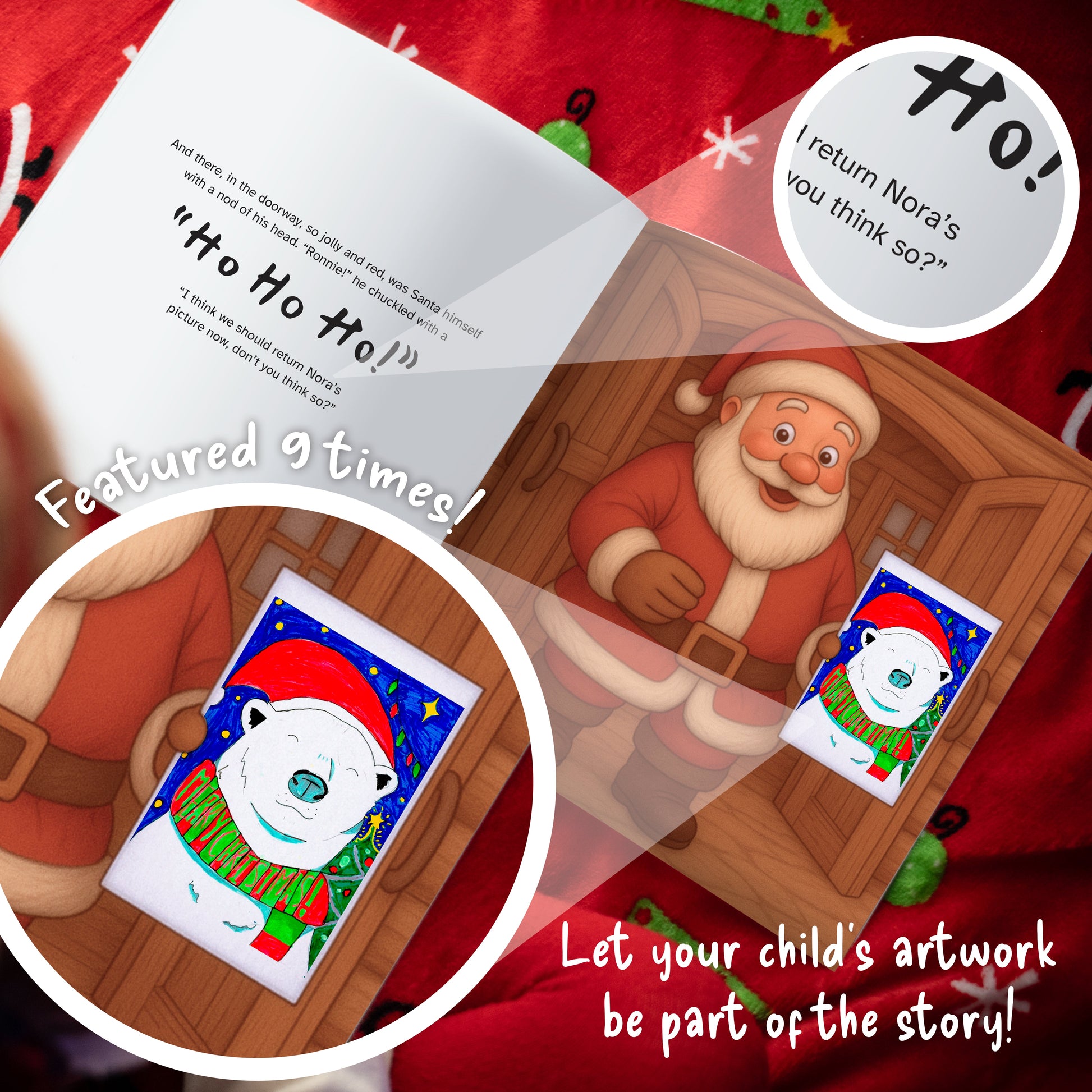 Ronnie the Reindeer and the Lost Wish | Personalised Christmas Story Book - Class Fundraising UK