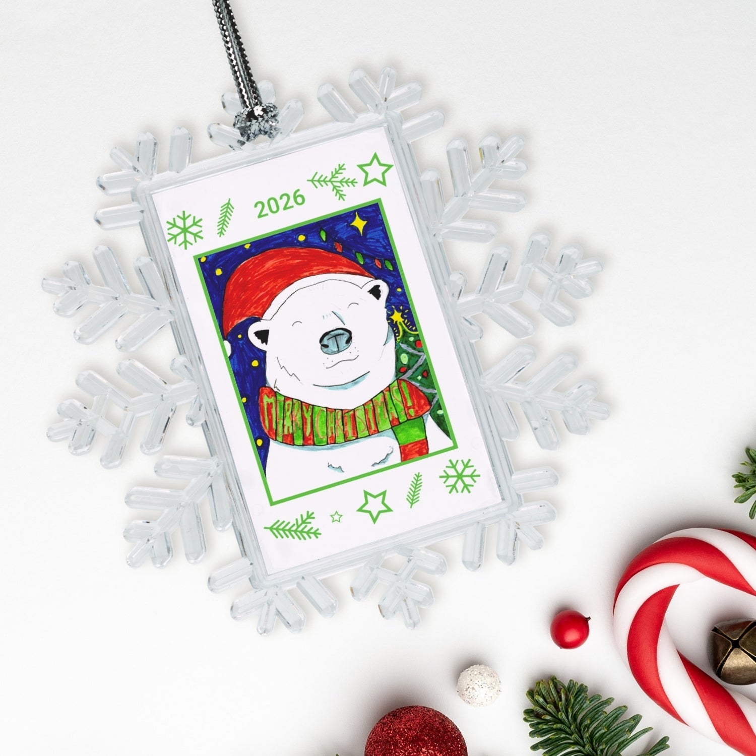 Snowflake Christmas Tree Decoration - Class Fundraising UK