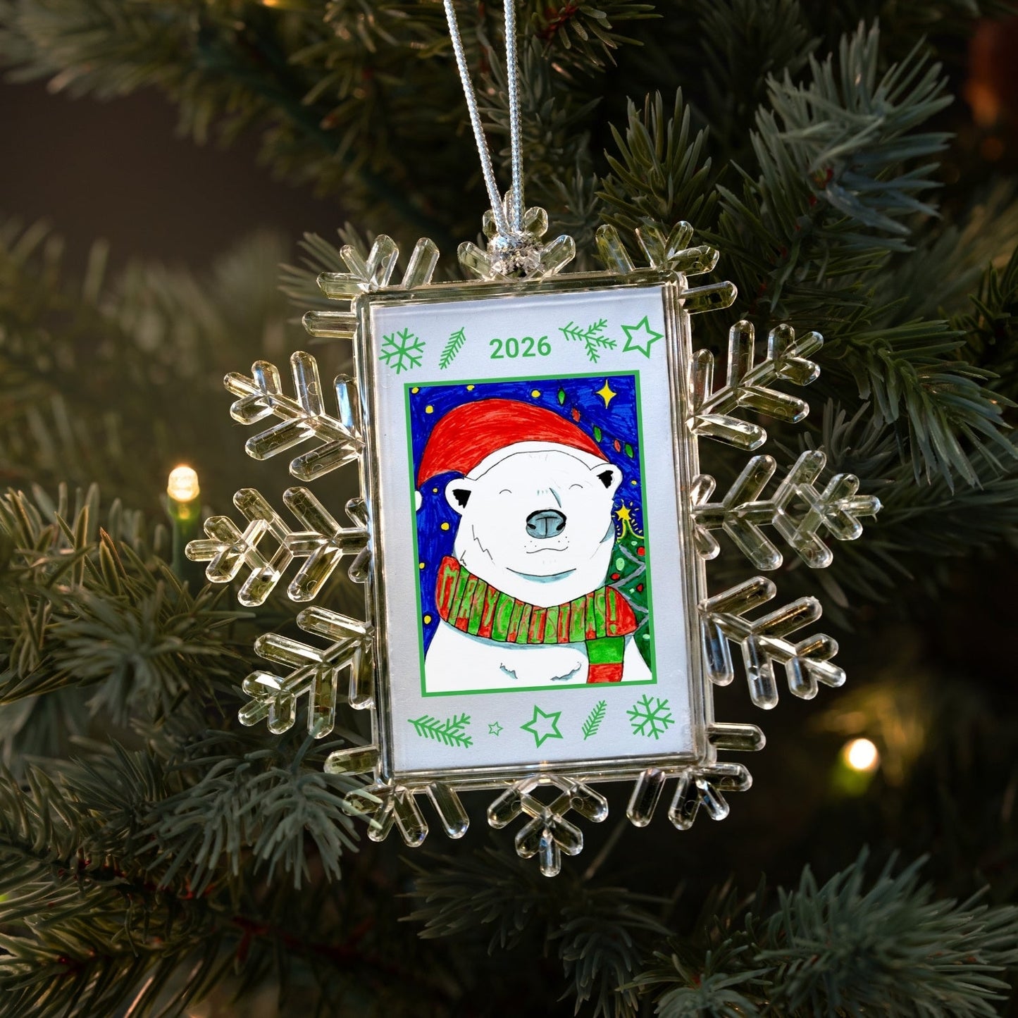 Snowflake Christmas Tree Decoration - Class Fundraising UK