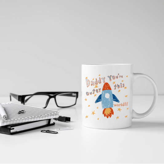 White Ceramic Durham Style 11oz Mug - Class Fundraising UK
