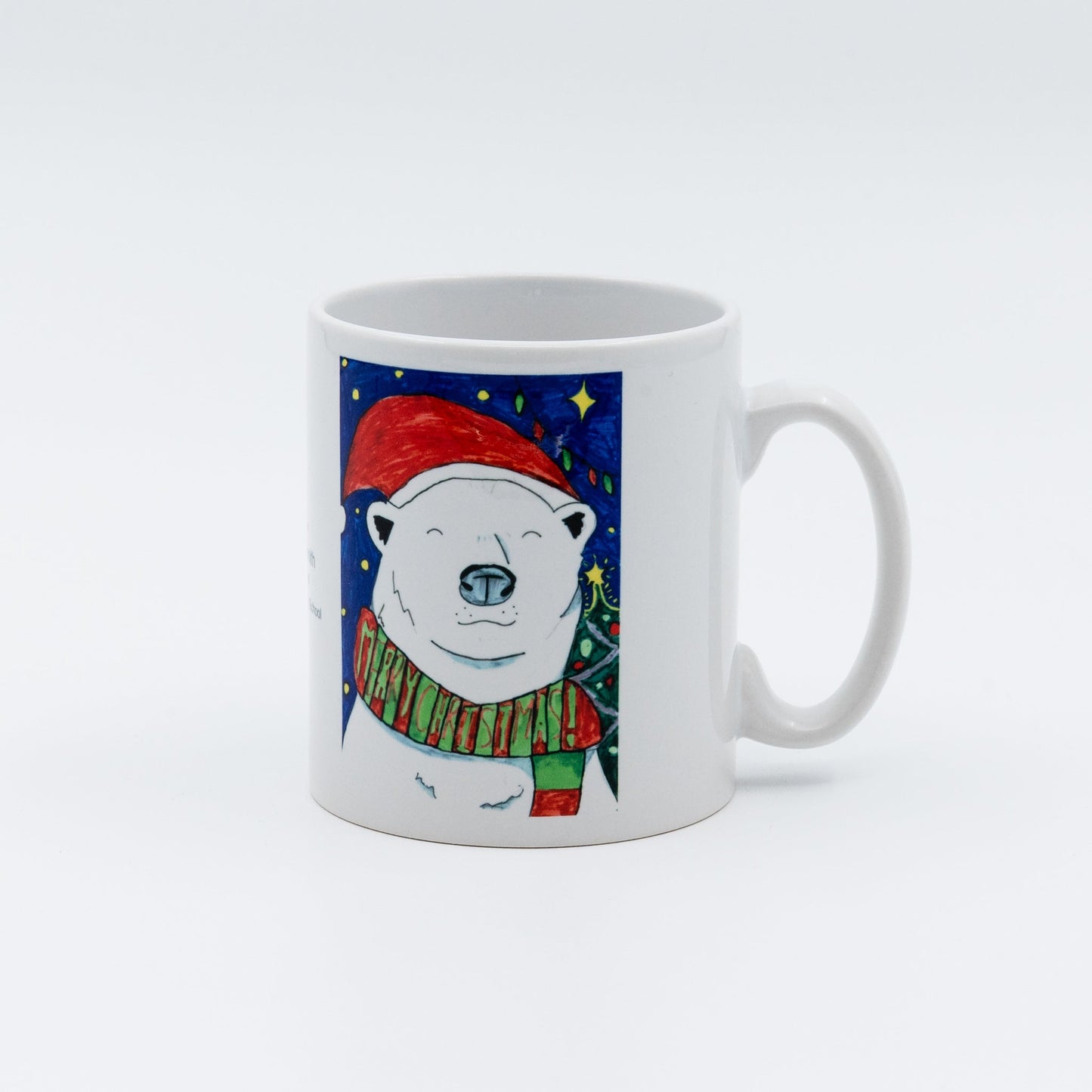 Ceramic Durham Style 11oz Mug - In White - Class Fundraising UK