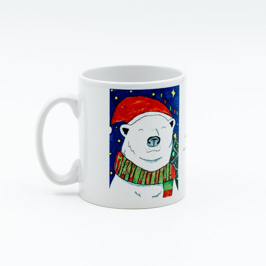 Ceramic Durham Style 11oz Mug - In White - Class Fundraising UK