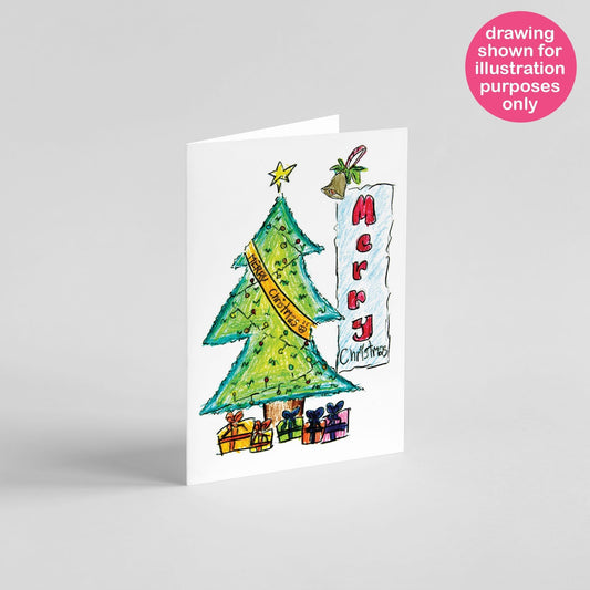 Pack of 12 - Premium A6 Christmas Cards - Anonymous - Class Fundraising UK